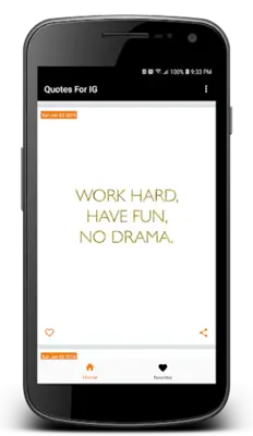Quotes for Instagram android App screenshot 2